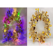 Ayder Timya Kalp Püsküllü Gece Parıltısı 3 Modlu LED li Işıklı Taç Altın Renk TG/Tmya1395 220126