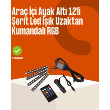 HERŞEYBURDAMODA Kumandalı Araç LED Şerit Işıklar