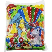 Calperia Mexo  Boğumlu  Balon  100PCS (5047)