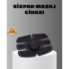 HERŞEYBURDAMODA Elektronik Kas Uyarıcı Cihaz 6 Farklı Modlu Jel Pedli Göbek Kol Stimülatör