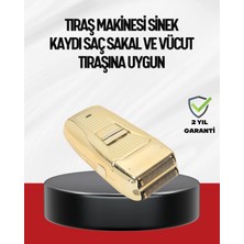 Epilons Altın Kaplama Kablolu Erkek Tıraş Makinesi Favori Atlı