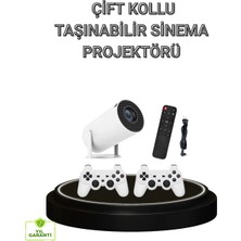 HERŞEYBURDAMODA Bluetooth 5.0 ve Wi-Fi 6 Akıllı 4K Projeksiyon