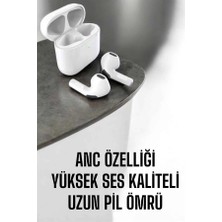 HERŞEYBURDAMODA Yeni Nesil Bluetooth Kulaklık Uzun Pil Ömrü Beyaz