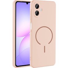 Pilanix Samsung Galaxy A07 Kılıf Magsafeli Kamera Korumalı Içi Süet Meta Silikon