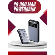 HERŞEYBURDAMODA 4 Çıkışlı 20.000 Mah Uzun Pil Ömürlü Taşınabilir