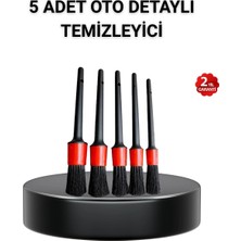 Epilons 5 Li Detay Temizlik Fırçası Seti Araç Iç Dış Jant Motor Çok Amaçlı