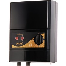 Suyıka Champion Plus 7500W Elektrikli Şofben – Göz Alıcı Parlak Siyah (Türkiye'de İlk) – Avrupa Kalite Ödüllü Ani Su Isıtıcı