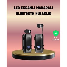 HERŞEYBURDAMODA Dijital Göstergeli Bluetooth Kulaklık – Klipsli ve Şık Tasarım