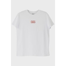 Nuugg Gg Turuncu Beyaz Tişört