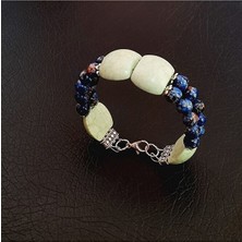 Asteria Elite Jasper 2 Sıralı Güç ve Cesaret Bilekliği