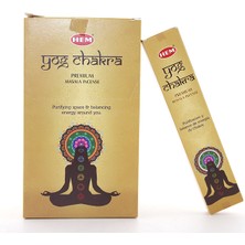Aspartam Hem Yog Chakra Masala Aromalı Çubuk Tütsü