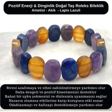 Yıldız Doğal Taş Sertifikalı Pozitif Enerji & Dinginlik Doğal Taş Roleks Bileklik