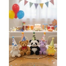 Asöy Oyuncak Için Minik Şapka Parti Süpriz Oyuncak Için Minik Şapka 5 Adet Lastikli