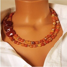 Asteria Elite Premium Serisi Akik Kolye , Zarafet ve Şifanın Buluştuğu Kolye...