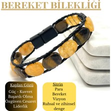 Yıldız Doğal Taş Sertifikalı Bereket Bilekliği Doğal Taş Roleks Kesim Kilitli Bileklik