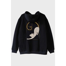 Nuugg Organik Mükemmellik Kedi Siyah Hoodie