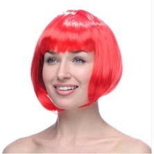 Aspartam Kırmızı Peruk Saç