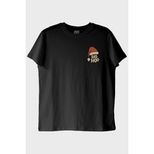 Nuugg Ho Ho Şapka Siyah Tişört