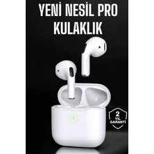 Marsilyan Beyaz Yeni Nesil Pro Bluetooth Kulaklık Yüksek Ses Kaliteli Anc Özelliği