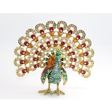 Aspartam Swarovski Taşlı Tavuskuşu Model 3