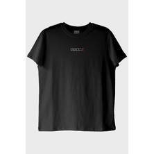 Nuugg Ggccz Logolu Nakışlı Siyah T-Shirt