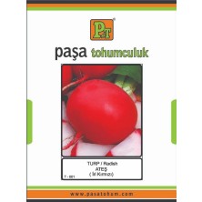 Paşa Tohumculuk Turp Ateş ( Iri Kırmızı) 10 gr