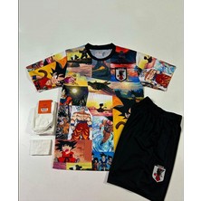 Alaturka Mix Japonya Tsubasa Özel Tasarım Çocuk Forması 4'lü Set