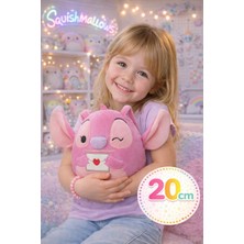Squishmallows Disney Kadifemsi Yumuşak Peluş 20 cm Seriv - Angel
