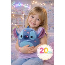 Squishmallows Disney Kadifemsi Yumuşak Peluş 20 cm Seriv - Stitch