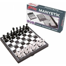 LTG Nova 1050170 Manyetik Satranç-Tavla 2si 1 Arada Küçük Boy