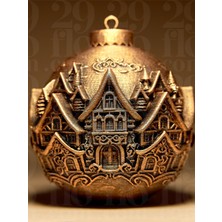 Özel Tasarım 3D Baskı Yılbaşı Süsü