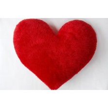 Harmoni Tekstil Kalp Şeklinde Dekoratif Yastık (30X30 Ölçülerinde)