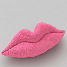 Harmoni Tekstil Pembe Dudak Yastık Harika Tasarım