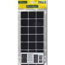 Pazarcan Pacific 6030 Bl Yapışkanlı Keçe 30 mm x 30 mm Siyah