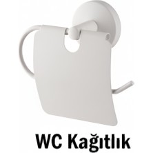 Tesitay Wc Kağıtlık Tuvalet Kağıtlığı Beyaz Renk