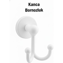 Tesitay Kanca Ikili Bornozluk Beyaz Renk
