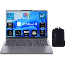 Lenovo Ideapad Slim 3 16IRH10 Intel Core I5-13420H 40GB 512GB SSD 16" Wuxga (1920X1200) IPS Panel Windows 11 Pro Taşınabilir Dizüstü Bilgisayar 83K20073TR