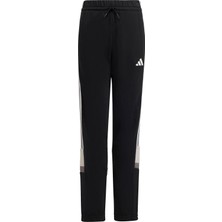 Adidas Seasonal Essentials Tiberio 3 Stripes Siyah Çocuk Eşofman Altı