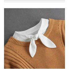 Butik Ayvitrin Kadın Bağcık Yaka Tasarım Aksesuar Gömlek