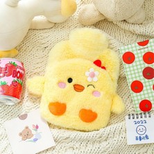 Hangora 1 Litre Sevimli Hayvan Figürlü Peluş Sıcak Su Torbası 1. Sınıf Kavuçuk Malzeme