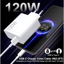 Mekanik Outlet 120W Type-C Hızlı Şarj Adaptörü + USB-C Kablo