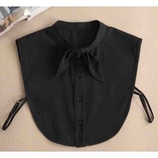 Butik Ayvitrin Kadın Bağcık Yaka Tasarım Aksesuar Gömlek