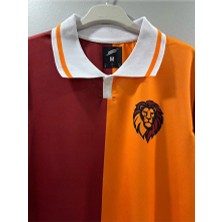 Alaturka Mix Sarı-Kırmızı Parçalı Aslan Temalı Tişört