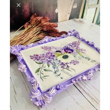 By Pınar Yüksel Epoksili Ayaklı Sunum Tepsisi