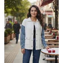 Genel Kadın Kot Kollu Ceket