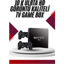 Esranın Dünyası 10K Ultra Hd Video Oyun Konsolu Android Tv Box 2.4g Game Stick