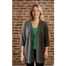 Genel Triko Delikli Düğmesiz Bedensiz Hırka