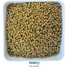 Heraldis 40 Gram Küçük Boy Kum Boncuğu 3 mm – Takı Yapım Boncuğu, Kolye ve Bileklik Için MCKUM03-23