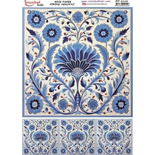 E Hobici Pirinç Dekopaj Kağıdı 30X42CM PT-2112 Etnik