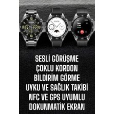 Hsc Bilişim Akıllı Saat Titreşimli Pusula Nabız ve Tansiyon Ölçer Nfc Uyumlu